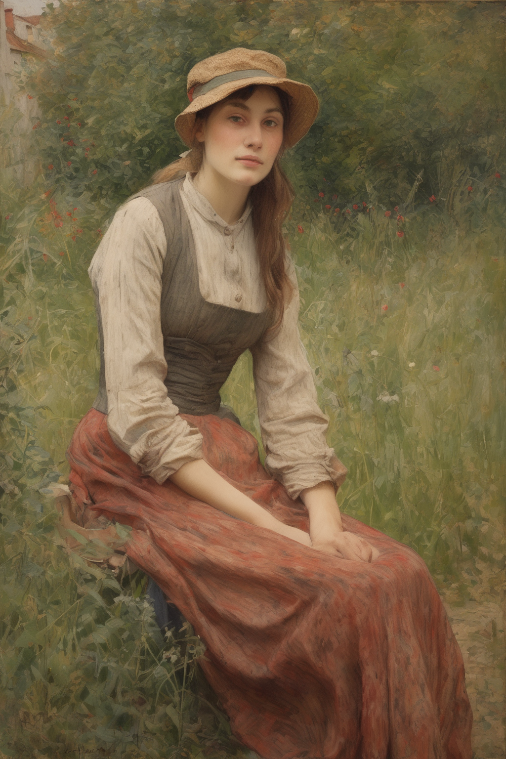 00576-13481573-Jules Bastien-Lepage Style - woman is in a painting of Camille Pissarro ; Employ professional color grading techniques to enhanc.png